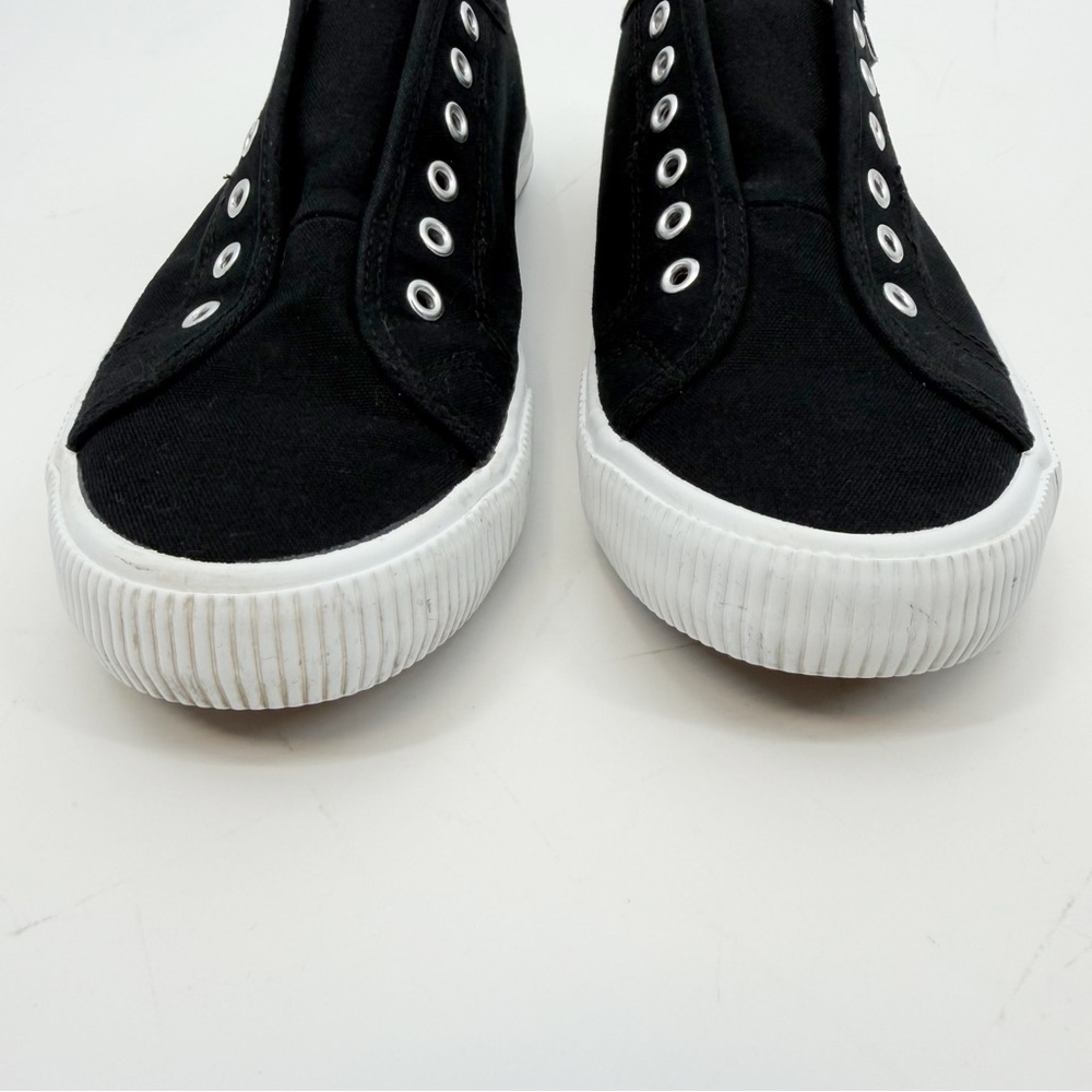 Hurley Chloe Black Slip On Sneakers | Size 6.5 | Canvas Skater Shoes - Picture 6 of 11